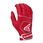Easton Walk-Off NX Batting Gloves, Red/Red, X-Large