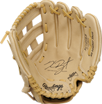 Rawlings Sure Catch Kris Bryant Signature Youth Baseball Glove, 10.5 inch, Pro H Web, Right Hand Throw