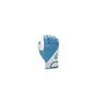 Easton Fundamental Fastpitch Batting Gloves, White/Carolina Blue, Youth Medium