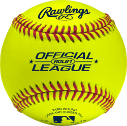 Rawlings | ROLB1Y Yellow Official League Competition Grade Baseballs | 14u | 1 Dozen