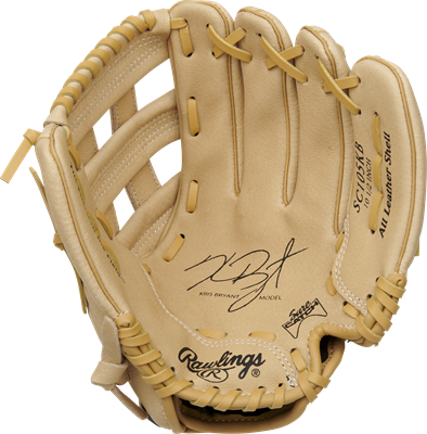 Rawlings Sure Catch Kris Bryant Signature Youth Baseball Glove, 10.5 inch, Pro H Web, Right Hand Throw