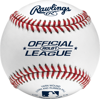 Rawlings | ROLB1 Official League Competition Grade Baseballs | 14u | 1 Dozen